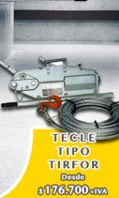 Tecle Tipo Tirfor - EL TECLE .CL SAMO.CL